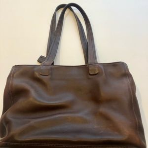 Authentic Vintage Coach Leather Large Tote